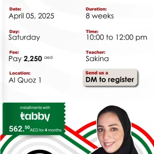 Face to Face Emirati Arabic Group Class Beginner level A1